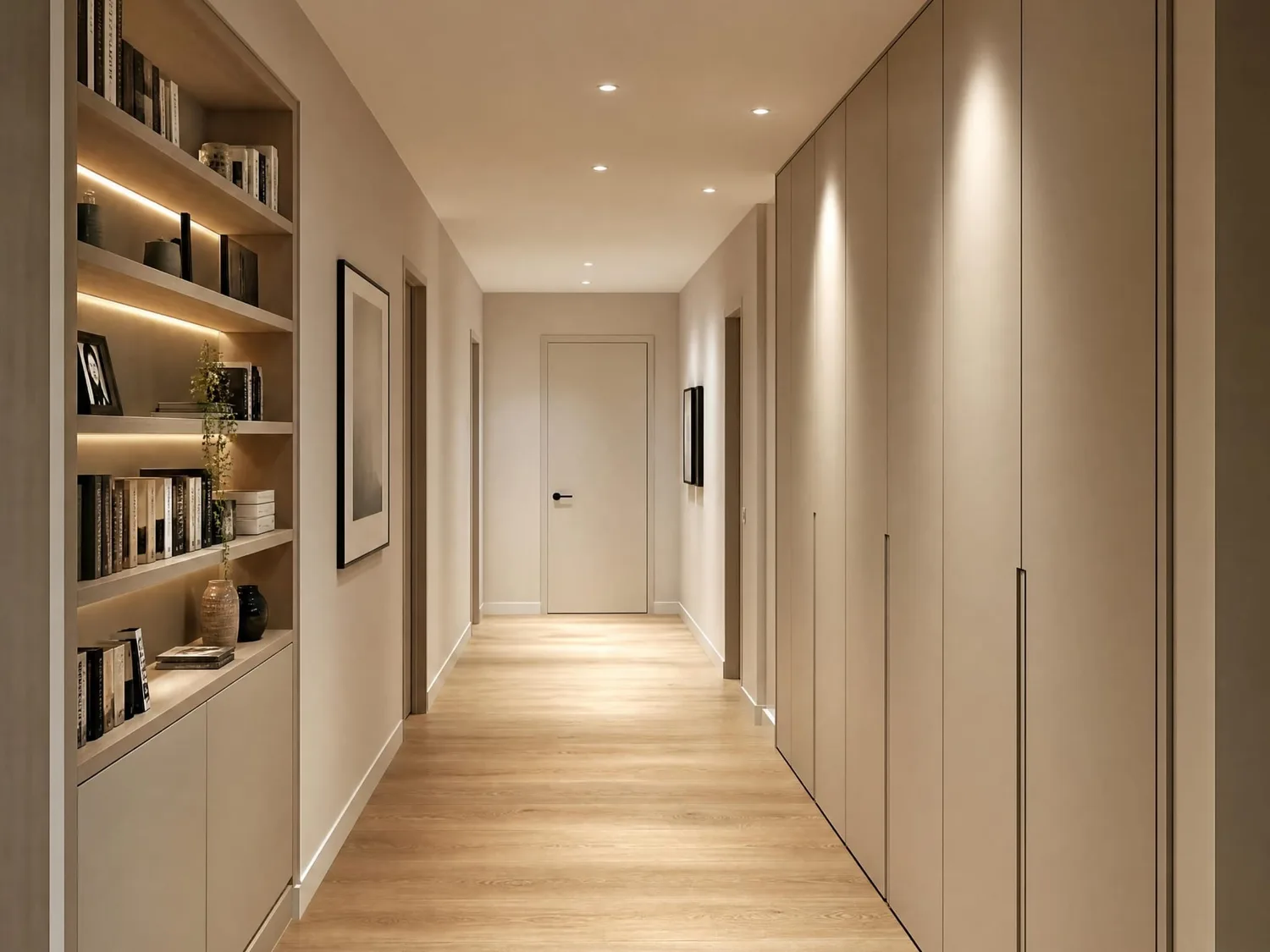 Réalisation : Couloir et rangements sur-mesure — Aménagement intérieur
