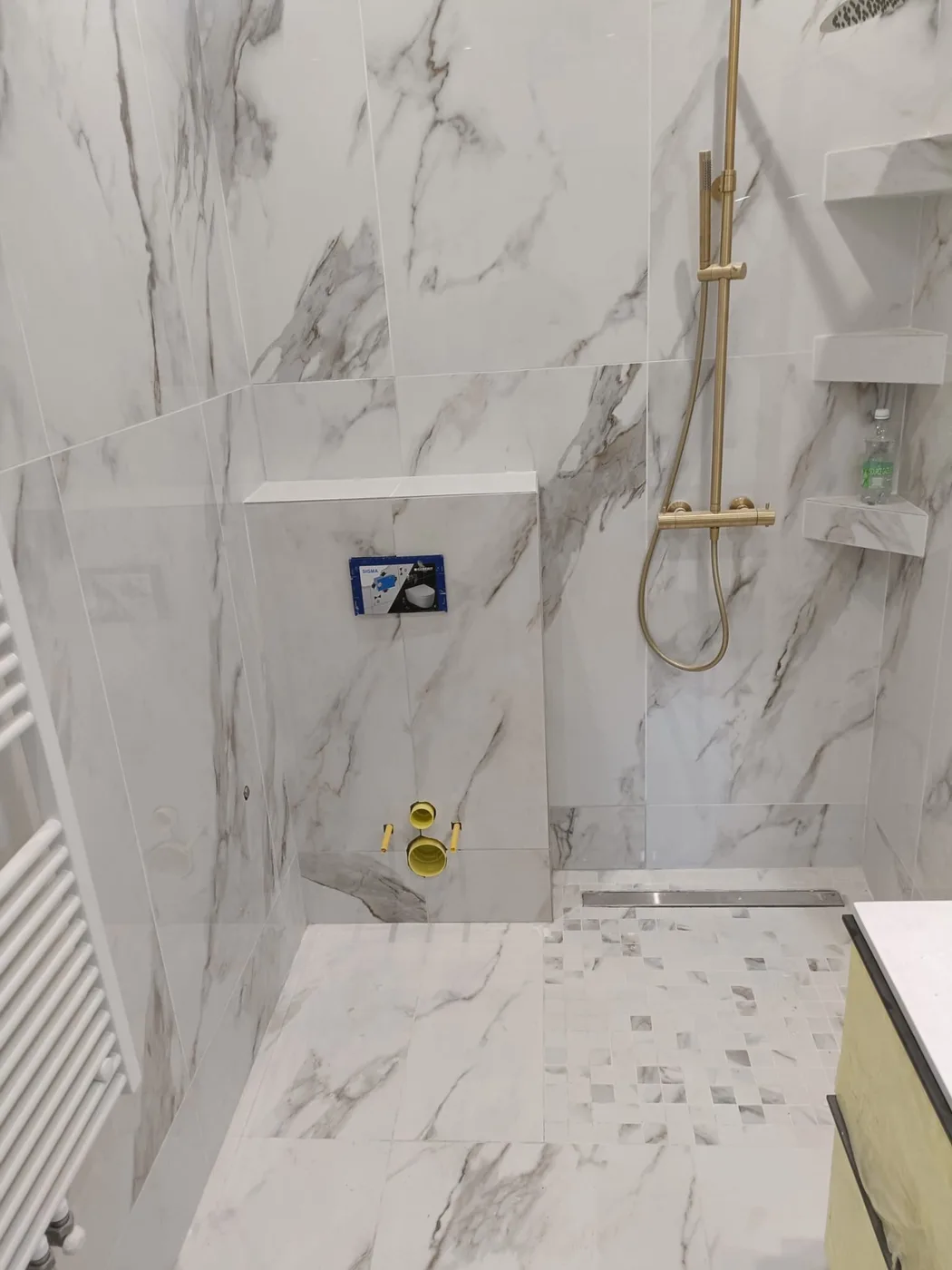 Réalisation : Salle de bain en marbre — Salle de bain