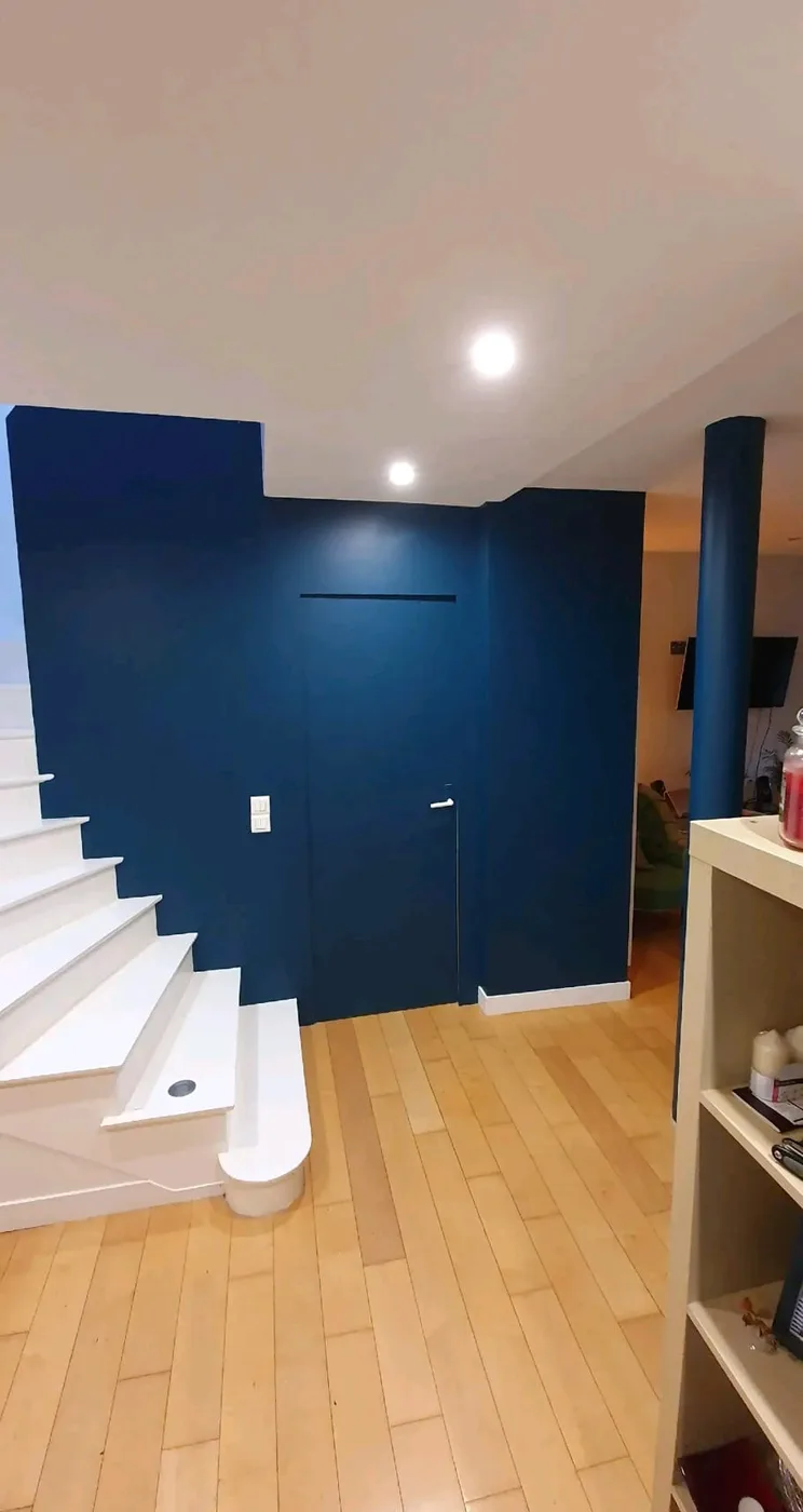 Réalisation : Cage d'escalier & peinture — Peinture & finitions